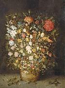 unknow artist Still Life with Flowers oil painting on canvas